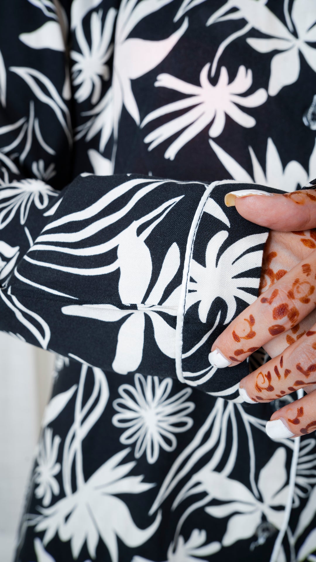 White Palms PJ Set