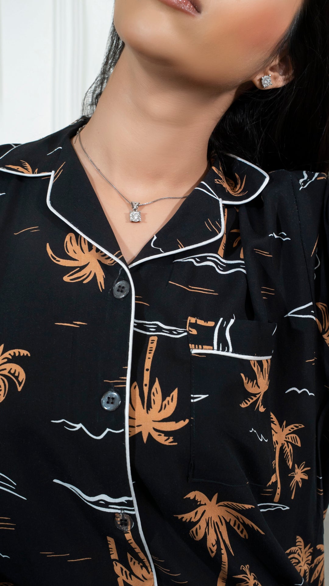 Royal Palms PJ Set