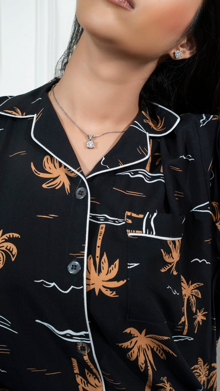 Royal Palms PJ Set