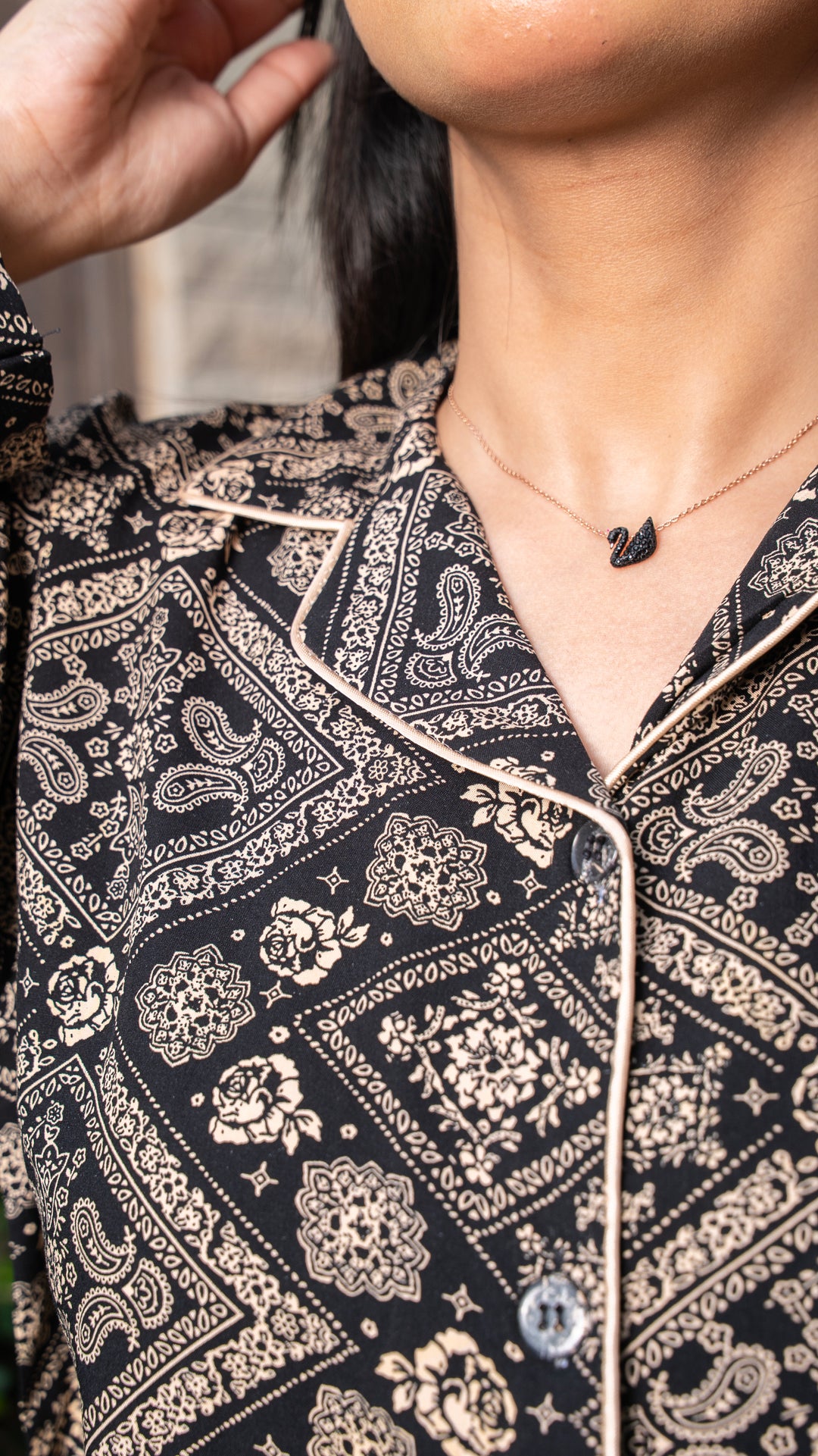 Royal Paisley PJ Set