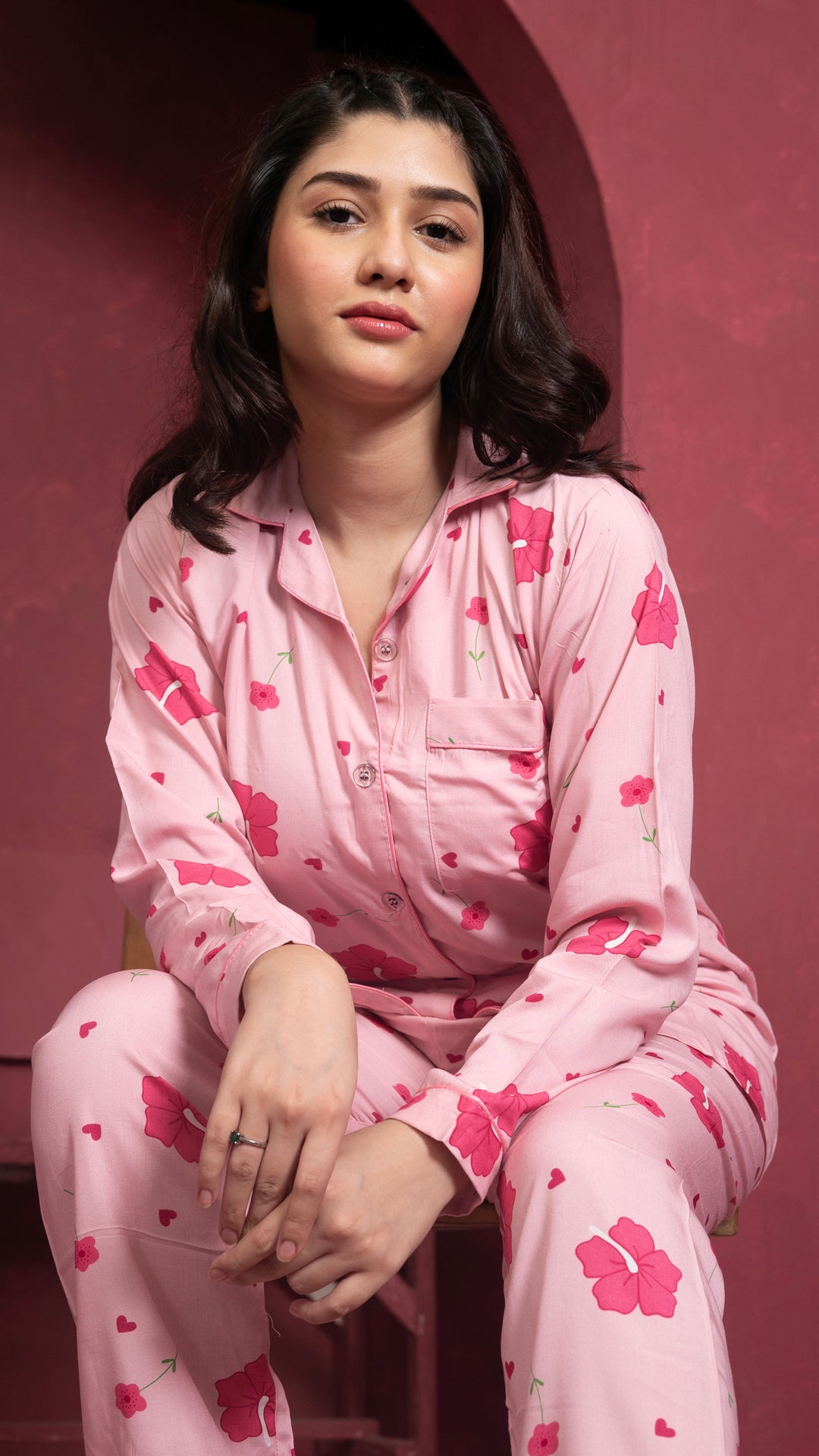 Blush Bloom PJ Set