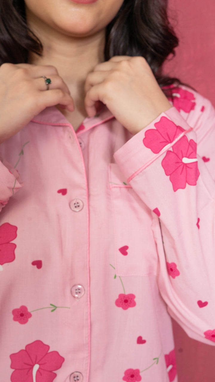 Blush Bloom PJ Set