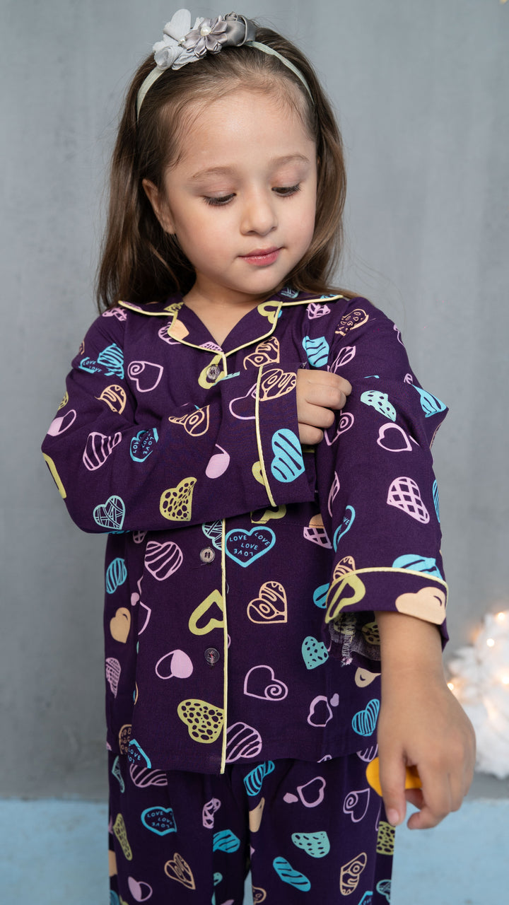 Candy Hearts Kids PJ Set