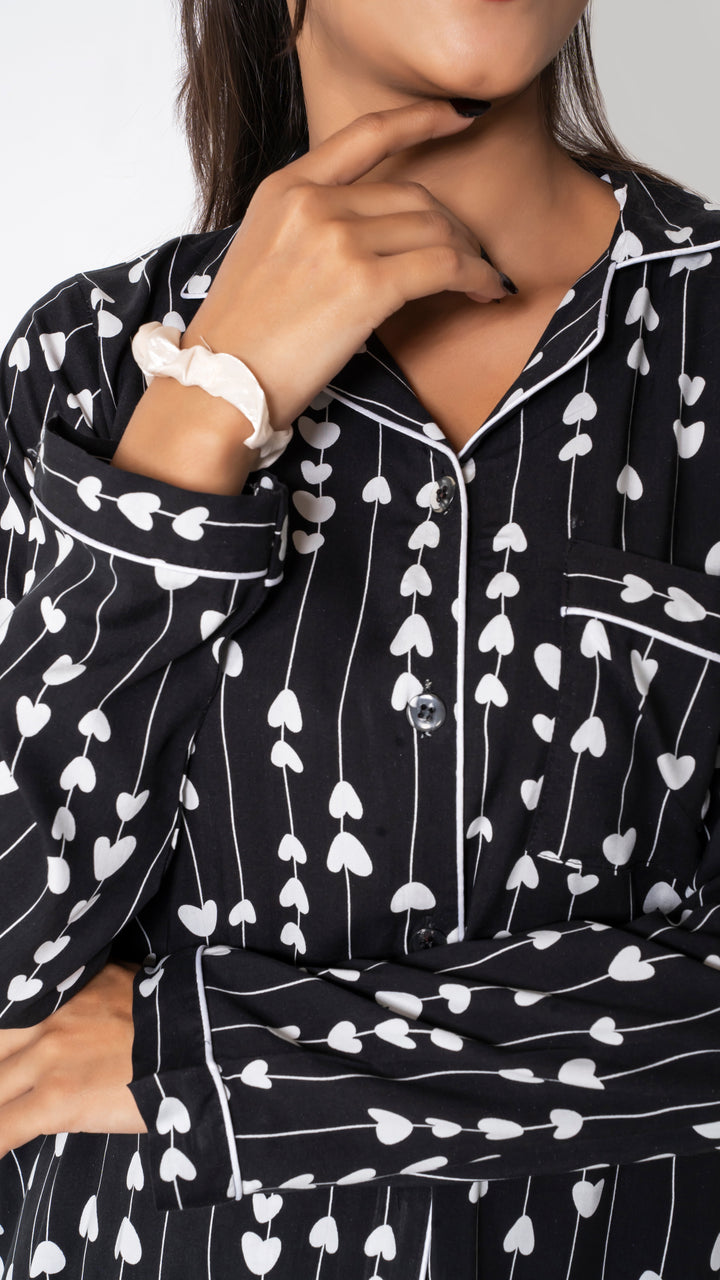 Heart Lines PJ Set