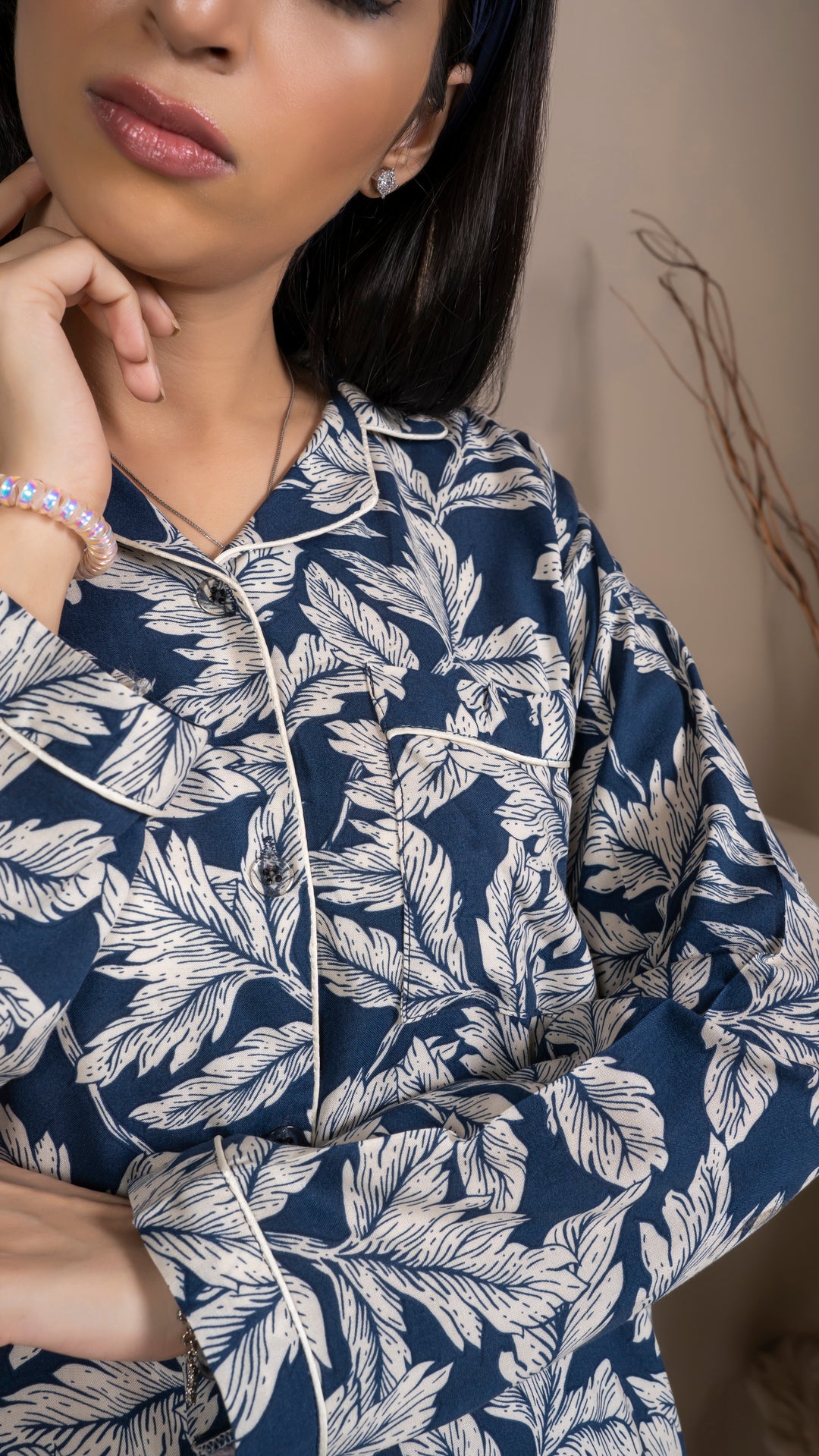 Ocean Leaf PJ Set