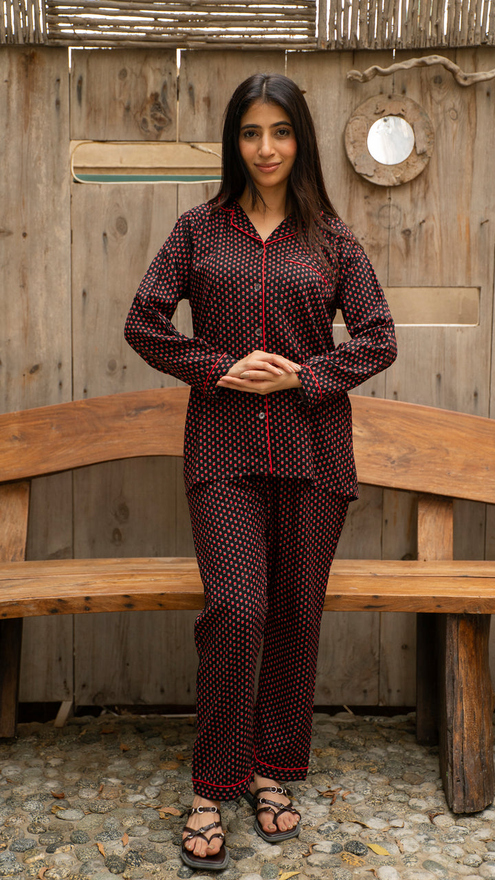 Ruby Noir PJ Set