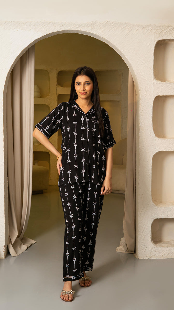 Bowlicious Half Sleeves PJ Set