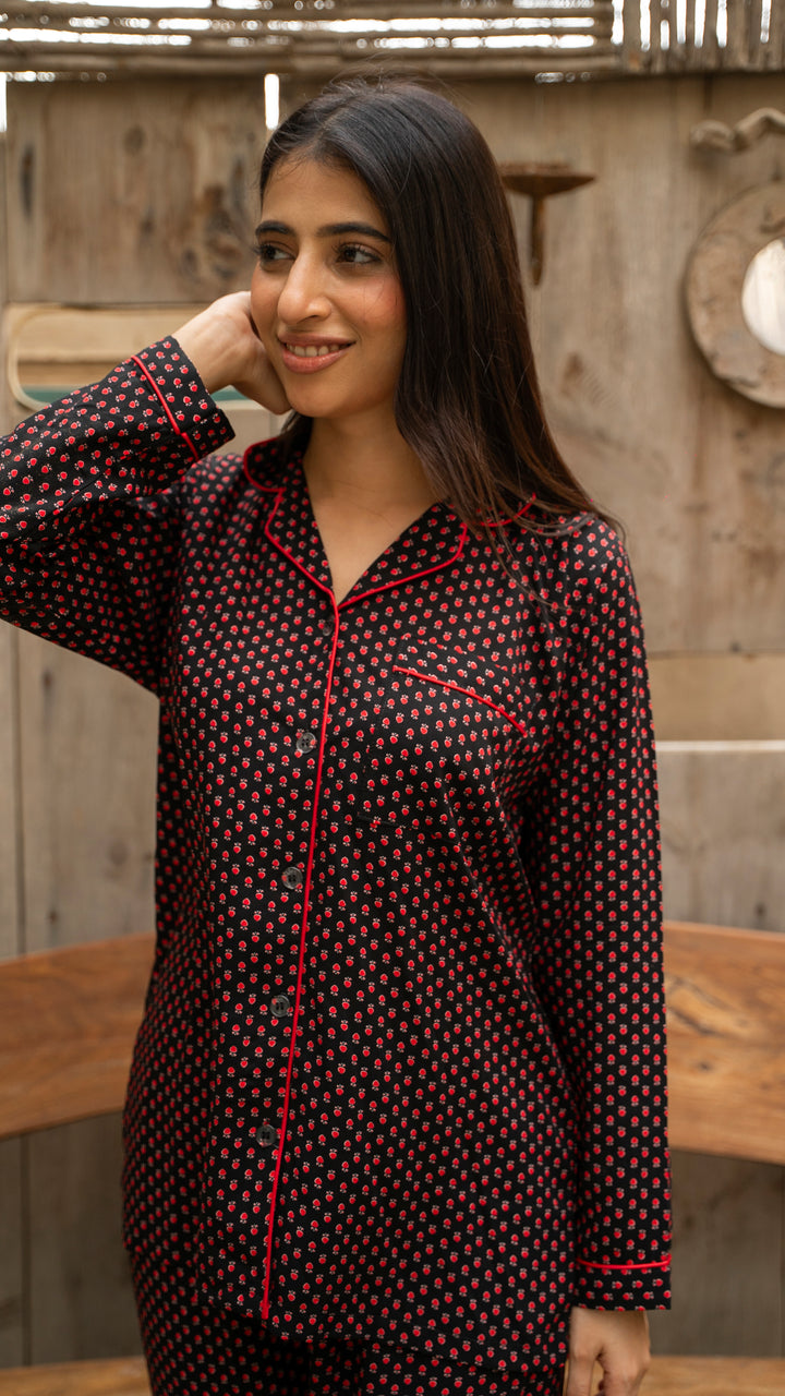 Ruby Noir PJ Set