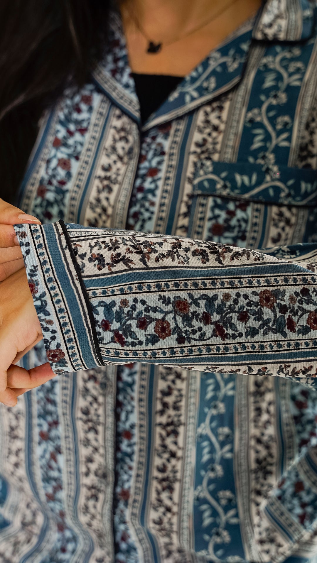 Blue Vintage PJ Set